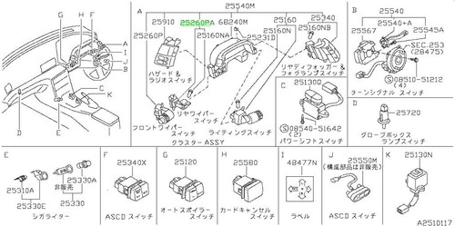 Switch assembly wiper - switch, assembly,
