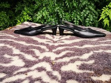 Pavacini Black Leather Shoes UK 6.5 EU 40 