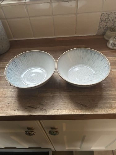 Denby kiln blue cereal bowls - cereal,