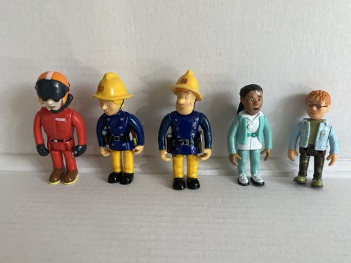 Vintage fireman sam - fireman, figures