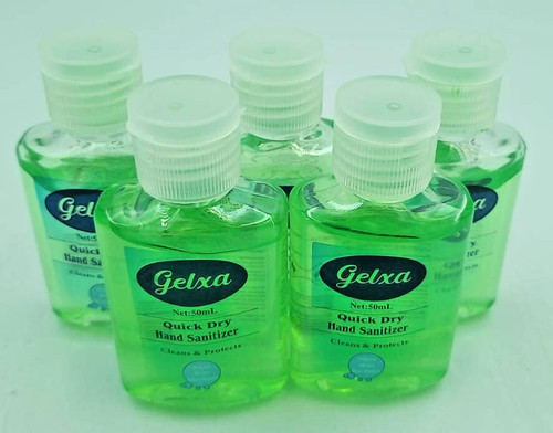 50ml hand sanitiser gel - 5x, 70%