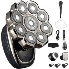 9D Bald Head Shavers 5 in1