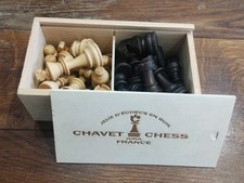 32 pieces chess CHESS size 2 weighted king height 7 cm with box VGC