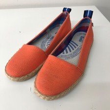 Orange Slip-On Keds Woven