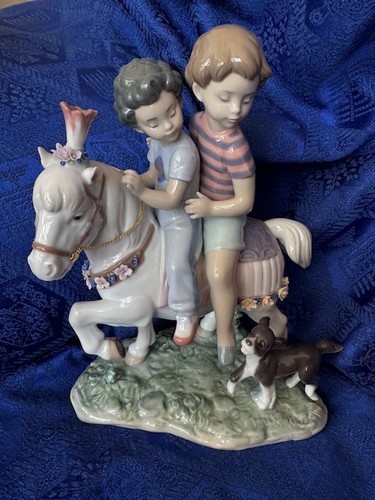 Lladro 6430 pony ride - lladro,