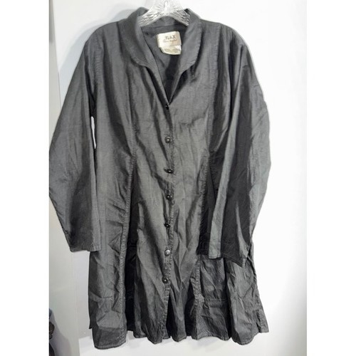 Flax black 100 silk - flax, 100%