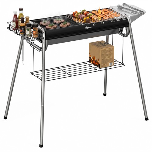 Outsunny charcoal barbecue - outsunny,