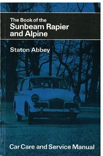 Sunbeam rapier iii - sunbeam,