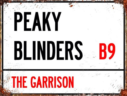 Peaky blinders retro metal - blinders, tin