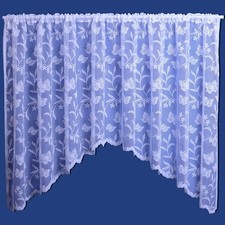 White Angel Meadow Butterfly White Lace Jardiniere - Slot Top  - Arch Shaped