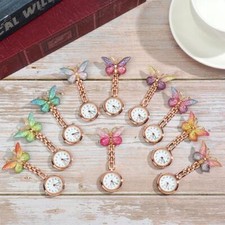 Medical Nurse Pendant Quartz Watch Pocket Watch Butterfly Shape Nurse Watch