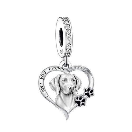 925 silver pointer weimaraner - 925,