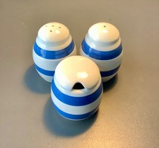 Vintage Staffordshire Chef Ware - Cruet Set (Blue & White)