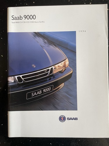 Saab 9000 brochure 1996 - brochure,