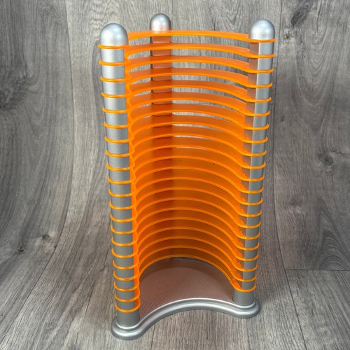 Orange storage rack tower - storage,