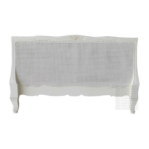 Antique white louis rattan - antique,