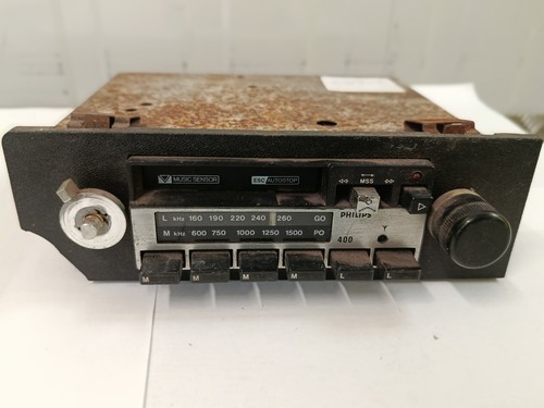 Vintage philips 400 car radio - philips,