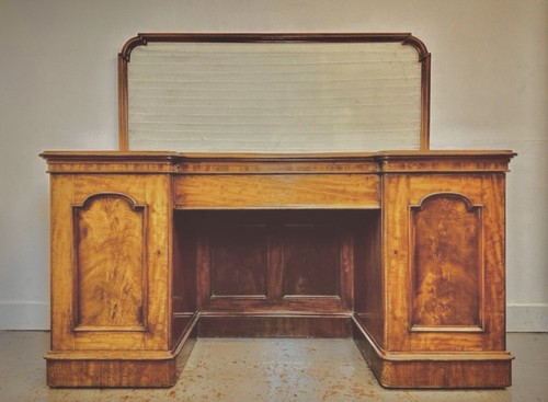 Antique sideboard mirror - sideboard,