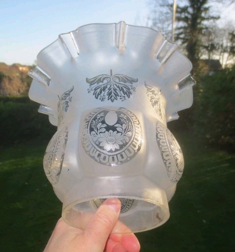 Antique acid etched glass - acid,