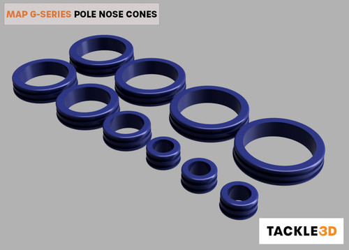 Map pole nose cones - map,