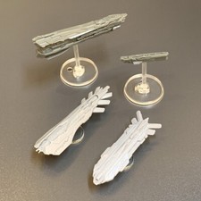 4PCS Fleet Commander Genesis Frigates Battleship Crusier Board Game Minis TRPG