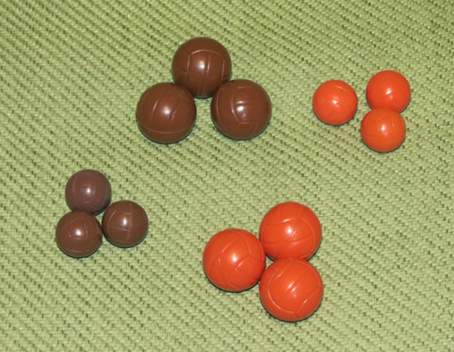 Subbuteo vintage balls - 4, sets