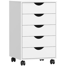 HOMCOM Filing Cabinet with 5