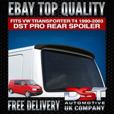 FITS VW T4 TAILGATE REAR SPOILER PU PLASTIC SUPER QUALITY TRANSPORTER 1990-2003