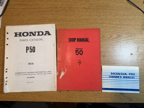 Original honda p50 owner - original,