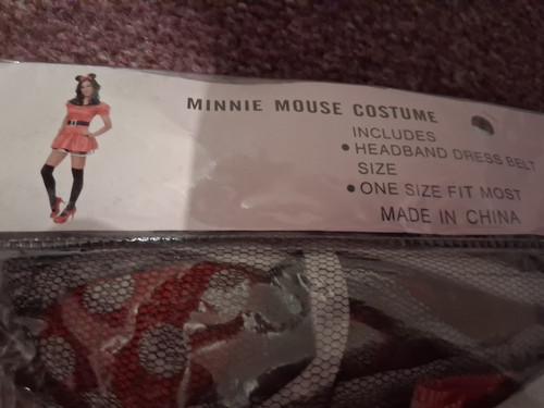 Minnie mouse costume complete - mouse,