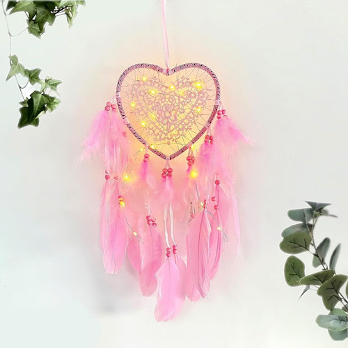 Lace heart dream catcher with - lace,