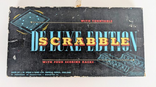 Vintage scrabble deluxe - vintage,