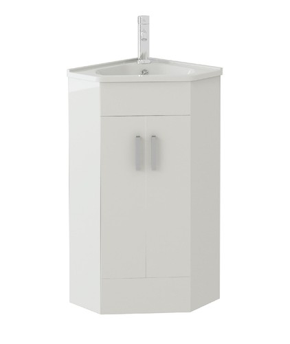 Corner vanity unit sink - vanity,