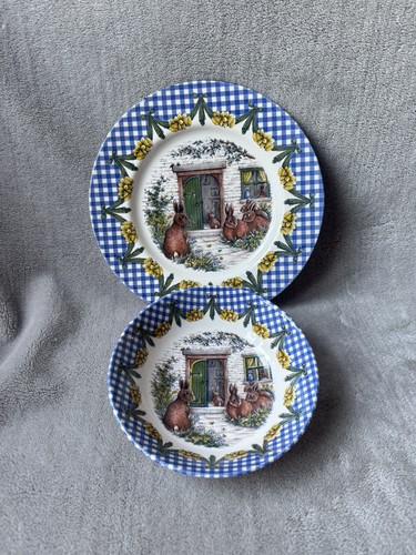 Royal stafford gingham easter - royal,