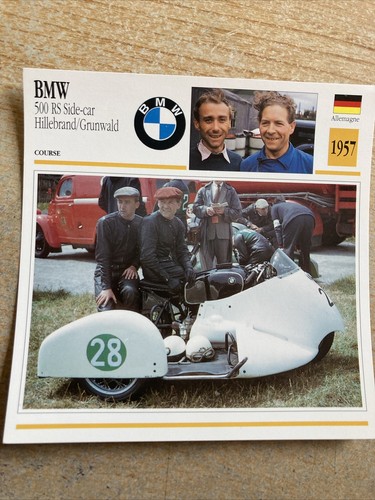Bmw 500 sidecar 57 - bmw,