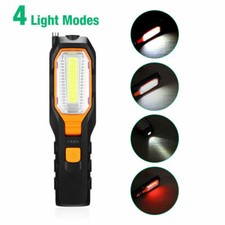 LED Work Light COB Car Garage Inspection Lamp Magnetic Torch USB Rechargeable