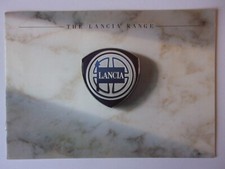 LANCIA RANGE orig 1990 1991 UK