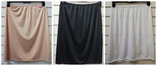 LADIES QUALITY POLYAMIDE HALF UNDER SLIP PETTICOAT UK SIZES 8-30 L: 23" 28" 36"