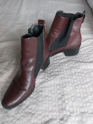 Zara burgundy womens - burgundy, chelsea