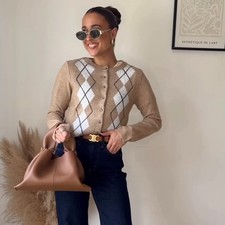 H&M : Jacquard Knit Cardigan 