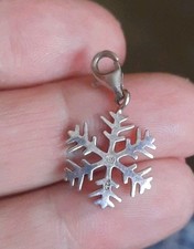K17102 Vintage Silver Thomas Sabo Charms Snowflakes Snow Charm
