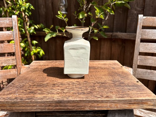 Signed studio pottery square - signed,