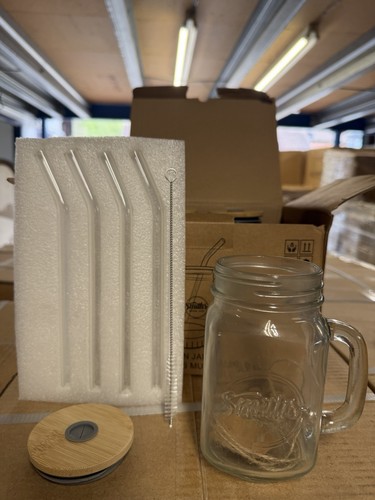 Smiths mason jars - mason, tea