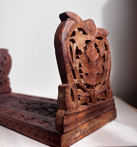 Vintage indian hand carved - indian,