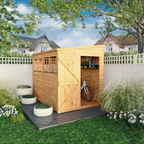 Wooden garden shed - wooden,