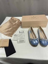 prada glitter ballerina flat