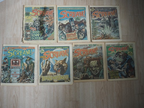 Vintage scream comic bundle - scream,