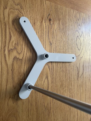 Laboratory stand and clamp set - and,