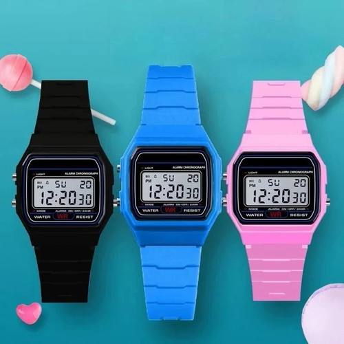 F91w classic digital watch led - classic,