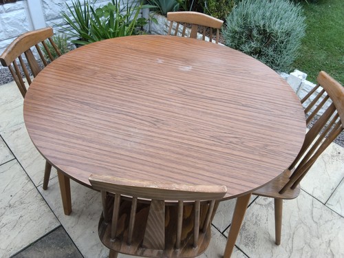 Round drop leaf dining - leaf,